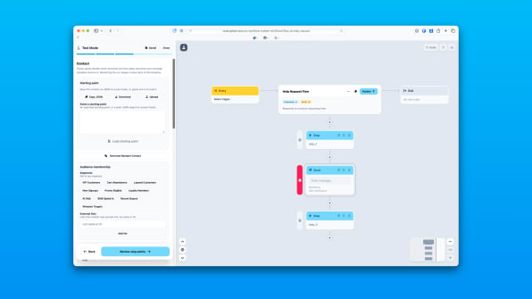 Workflow Builder Test Mode
