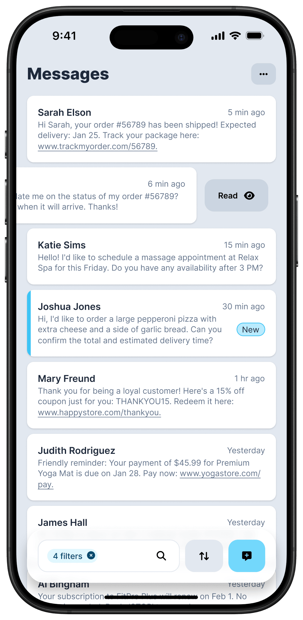 Voxie Message Hub iOS App