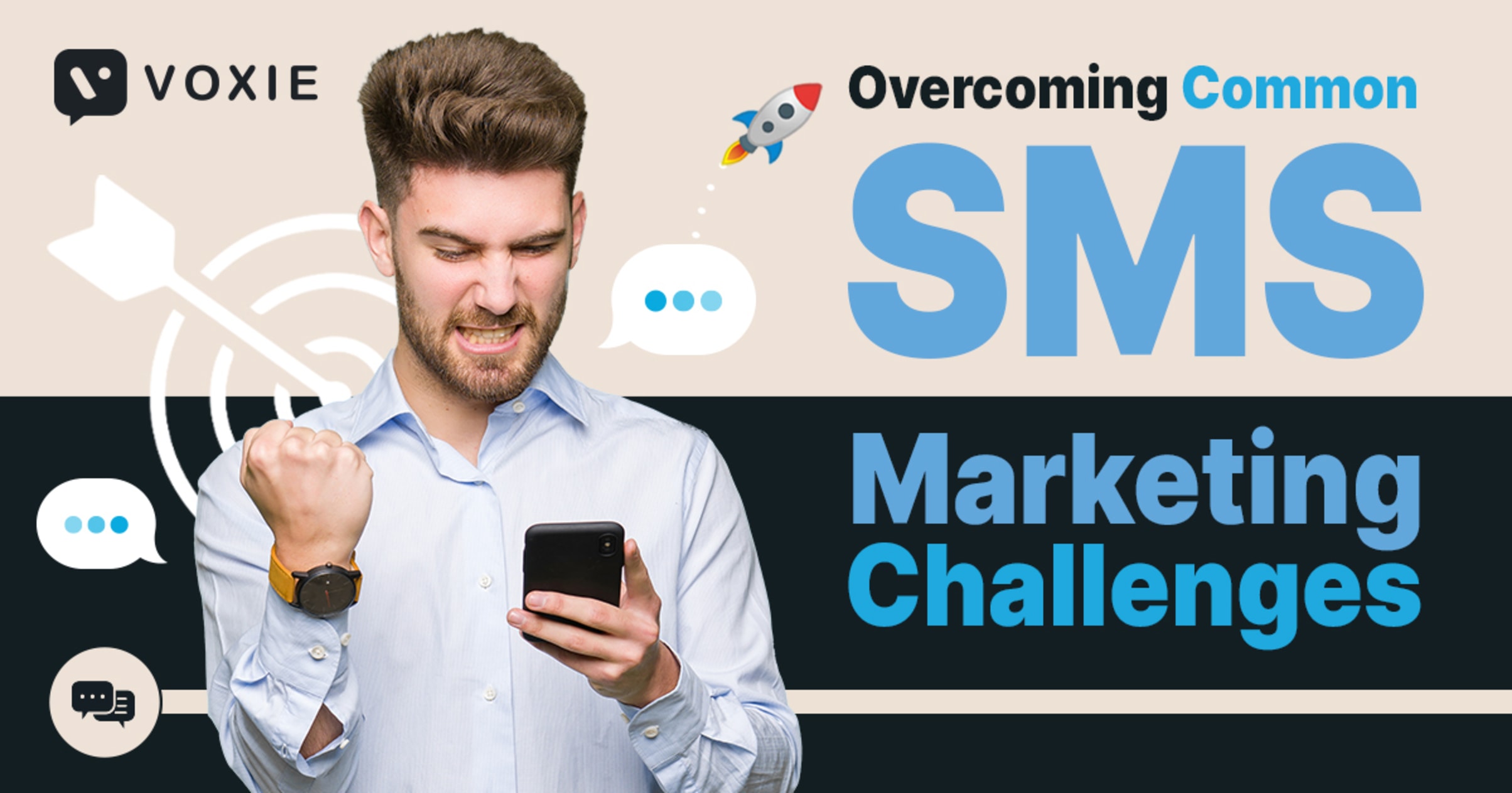 Man reading SMS 