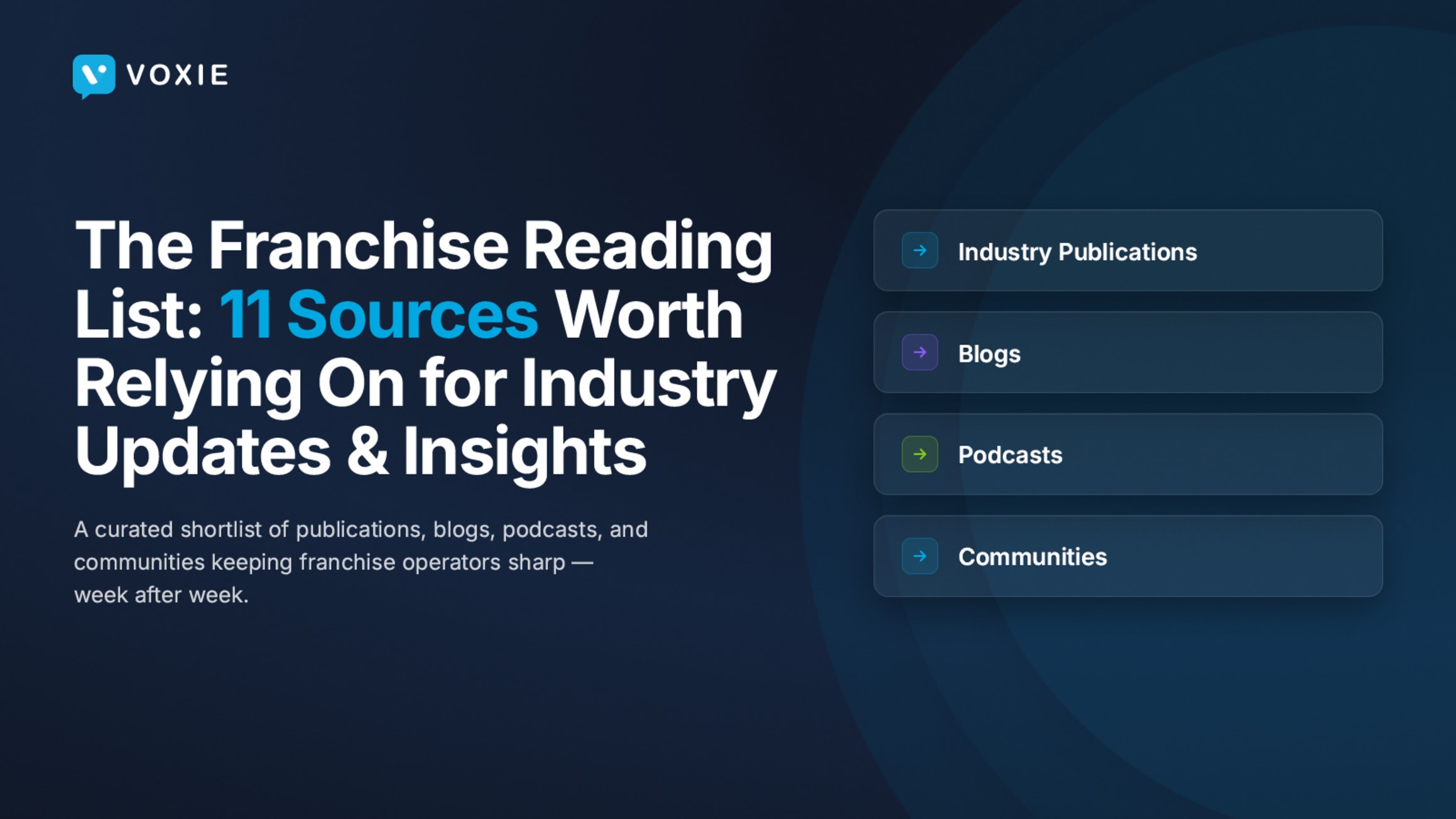 The Franchise Reading List: 11 Sources Worth Relying On for Industry Updates & Insights