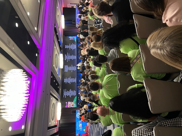 Everyone gathers for the general sessions in the grand ballroom