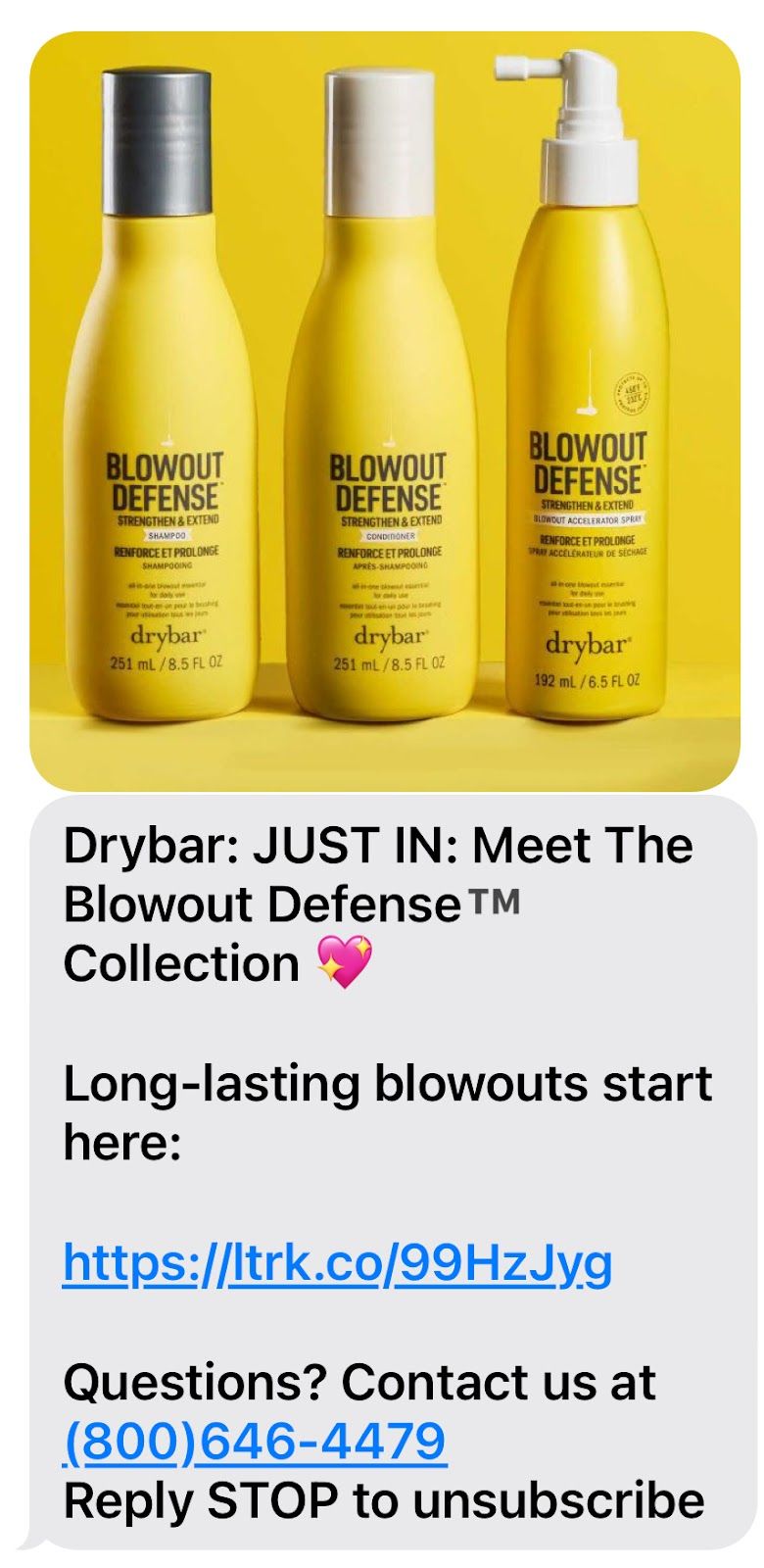 Spotlight new products and premium services with SMS—perfect for introducing clients to fresh offerings they’ll love.