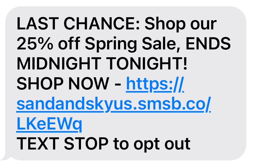 “LAST CHANCE” and “ENDS MIDNIGHT” are very effective in creating urgency.