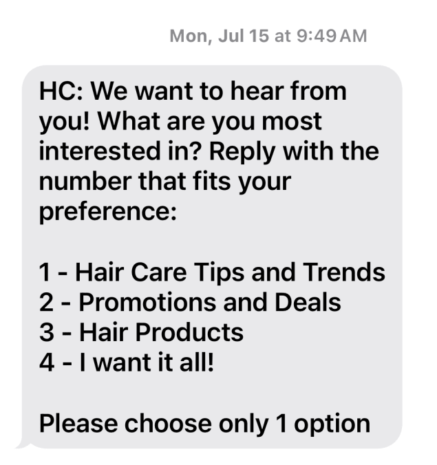 Hair Cuttery’s AI-driven SMS automation creates interactive drip campaigns tailored to customer responses