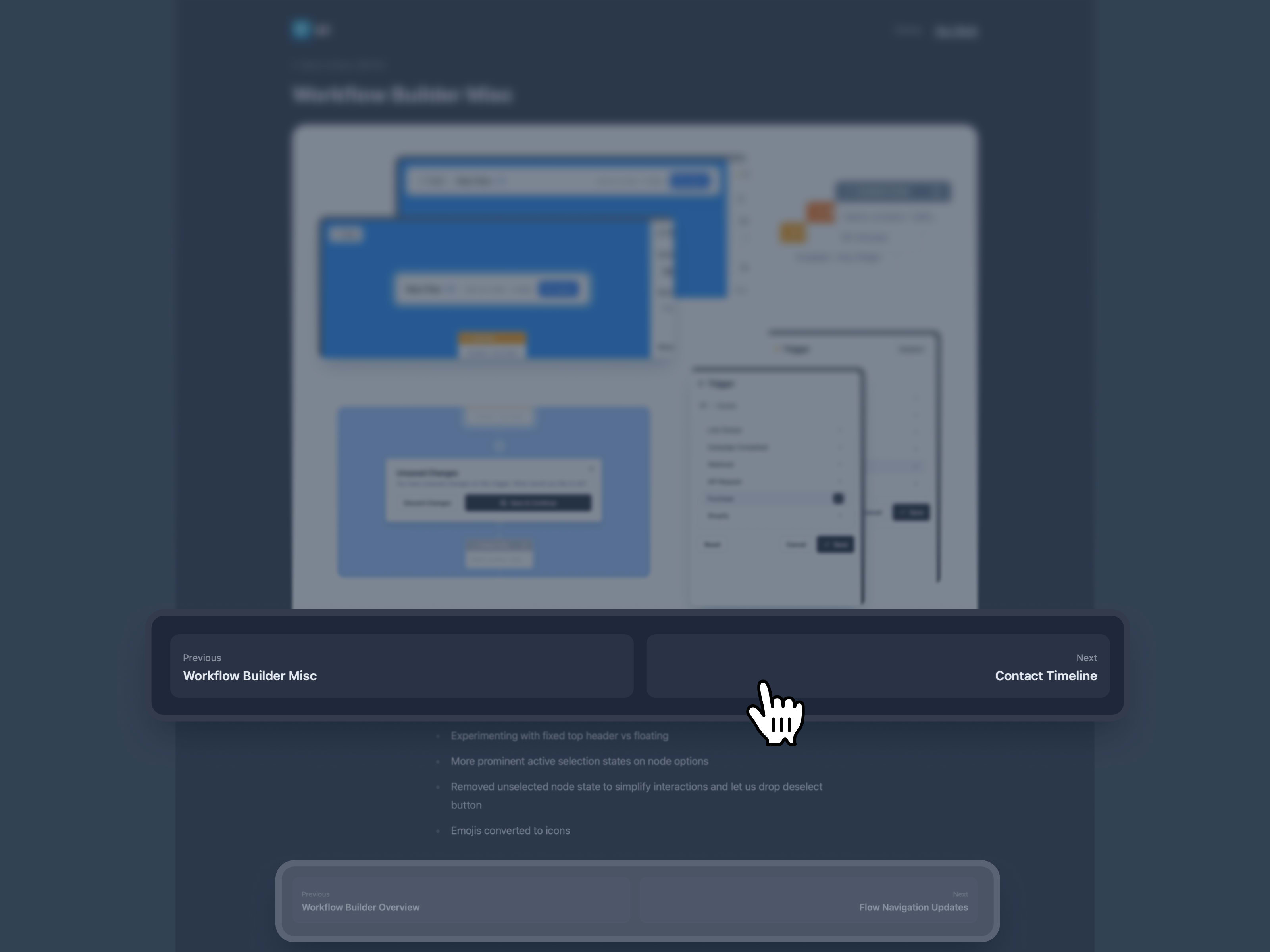Demo Site: Next/Prev Navigation