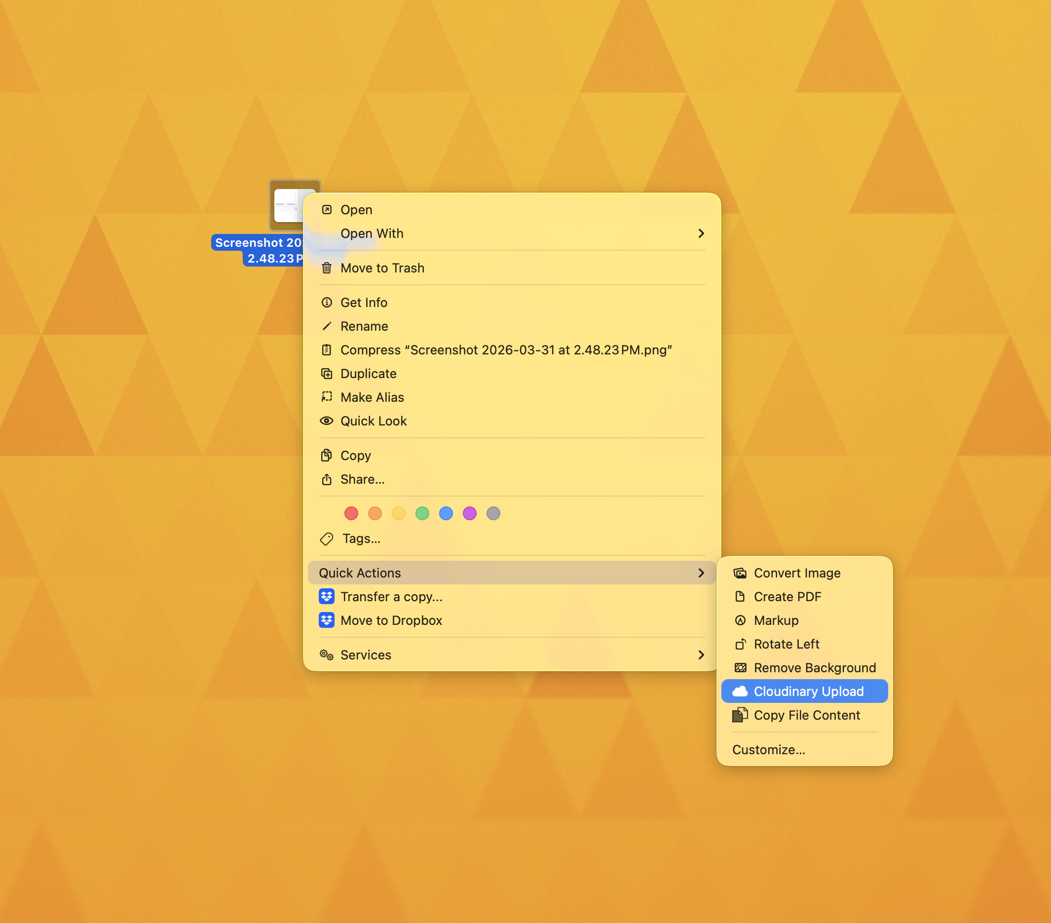 macOS Service
