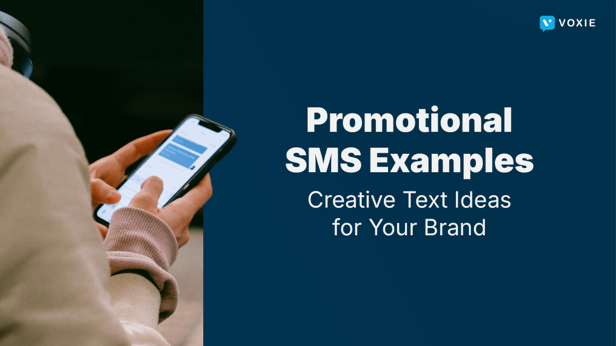 Promotional SMS Examples: Creative Text Ideas for Brands | Voxie
