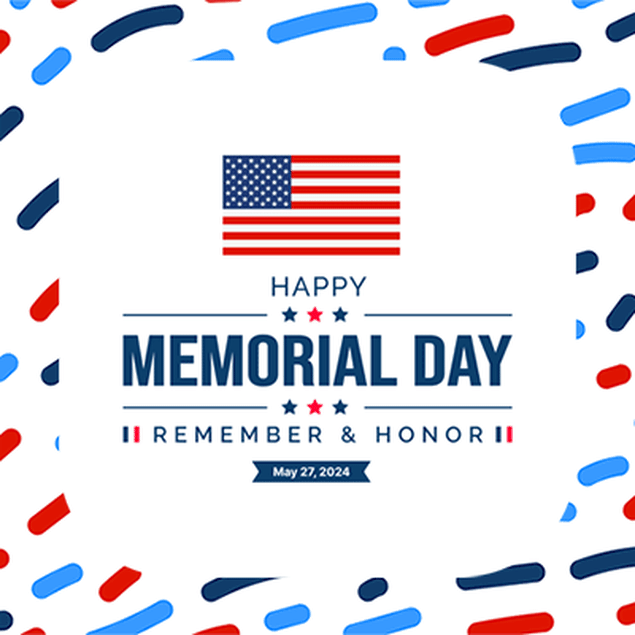 Happy Memorial Day - Remember and Honor Gif
