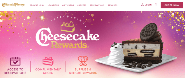 Cheesecake Factory’s new rewards program gives members access to reservations, complimentary slices, and exclusive offers..