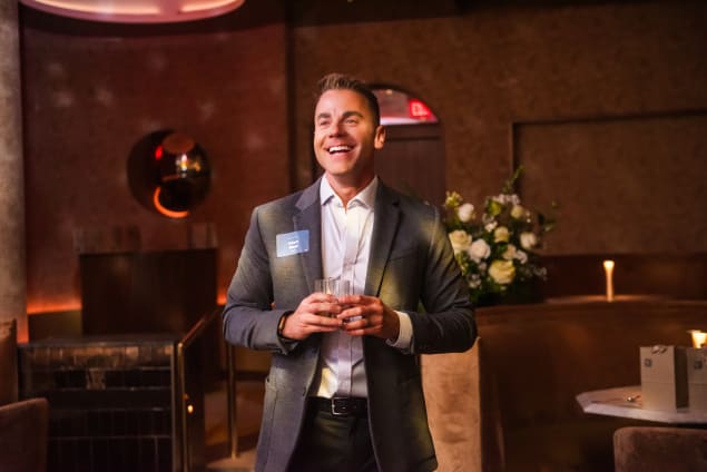 Evelyn Dallas franchise executive dinner candid photo.