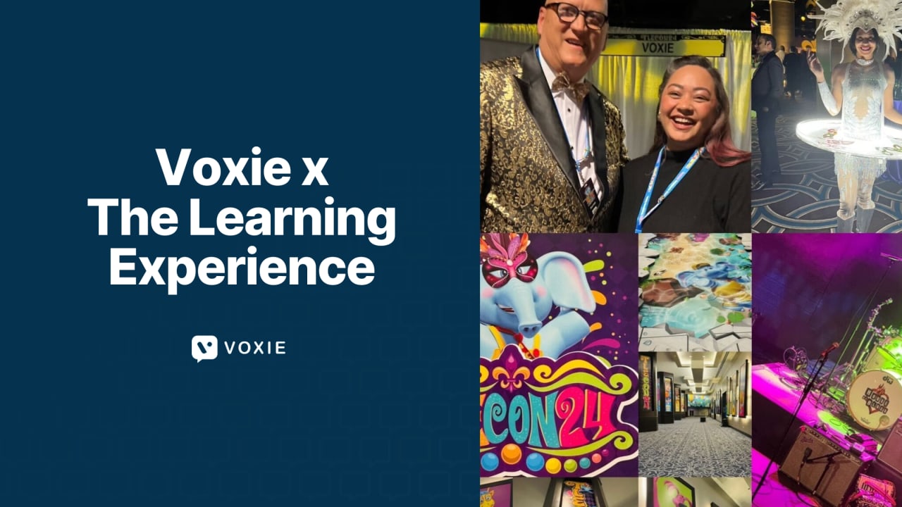 Voxie attended The Learning Experiences’ confererence