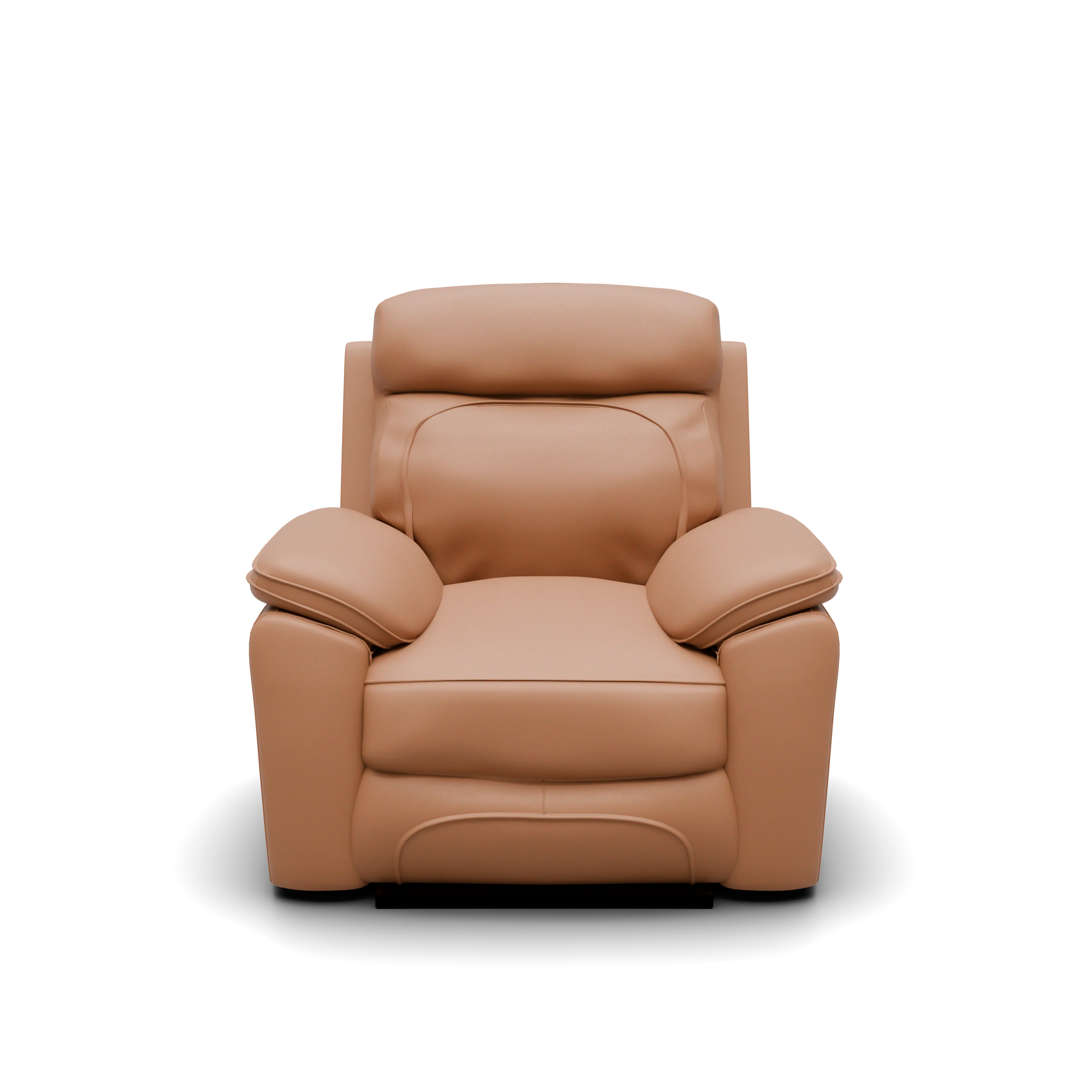 Dandrea Genuine Leather Black  Electric Power Recliner Armchair