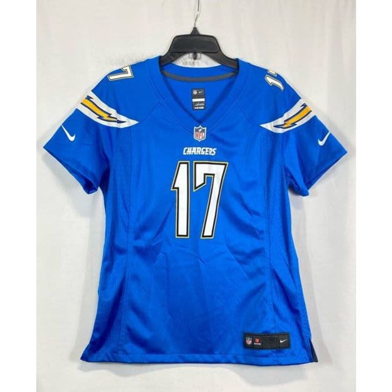 Buy the Nike NFL San Diego Chargers Philip Rivers 17 Blue Football Jersey Size Large GoodwillFinds