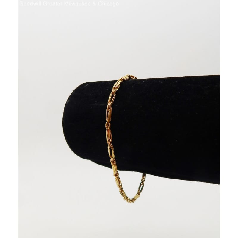 Buy the 10k Yellow Gold Link Chain Bracelet, 2.1g