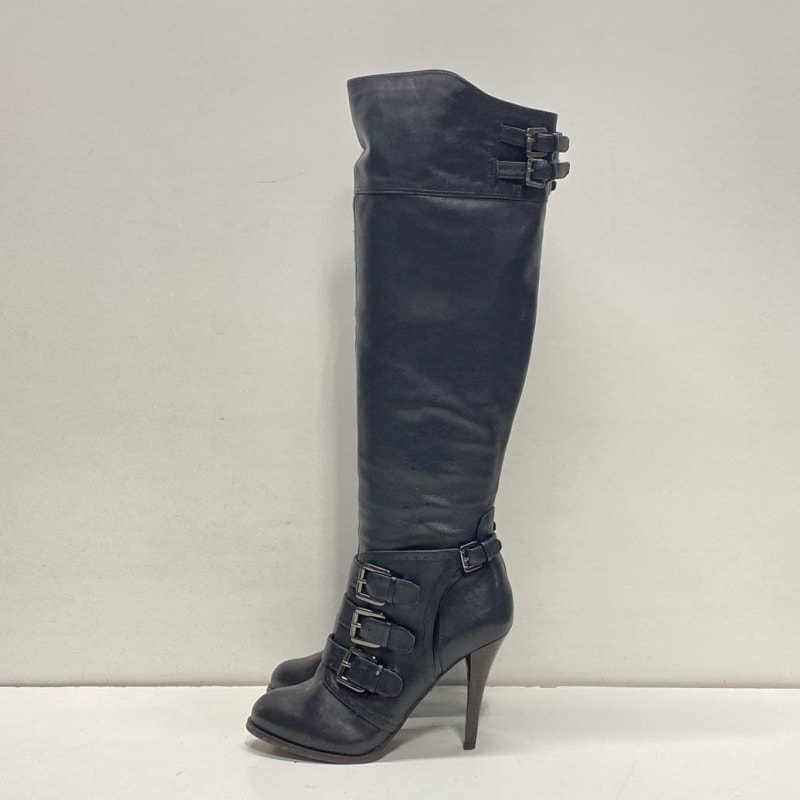 Aldo tall black boots best sale