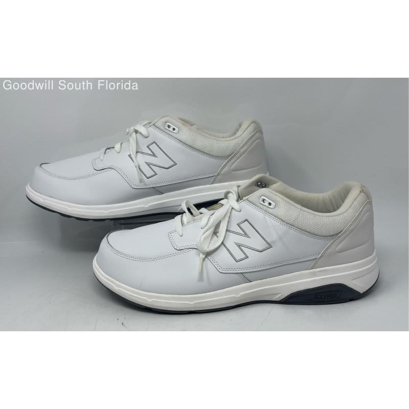 Buy the New Balance Mens 813 MW813WT White Lace Up Running Sneaker Shoes Size 15 6E GoodwillFinds