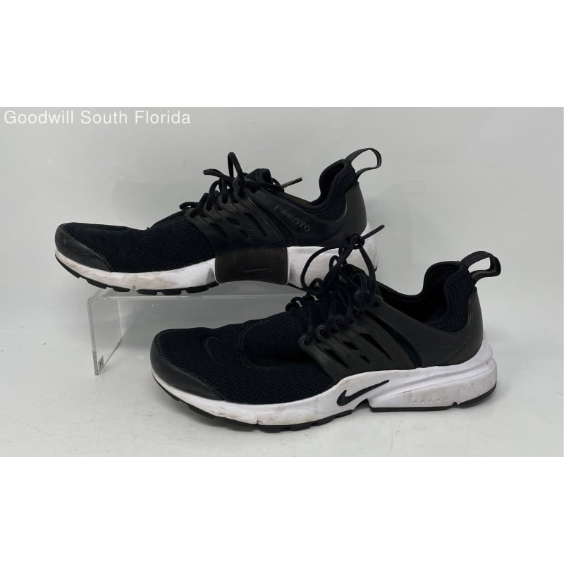 Buy the Nike Womens Air Presto 878068 001 Black Lace Up Low Top Sneaker Shoes Size 8 GoodwillFinds