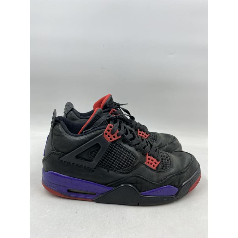 Buy the Authentic Nike Air Jordan 4 Retro Raptors Drake Signature Black Sneaker M 10.5 GoodwillFinds