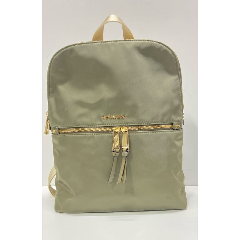 Michael kors backpack olive green new arrivals