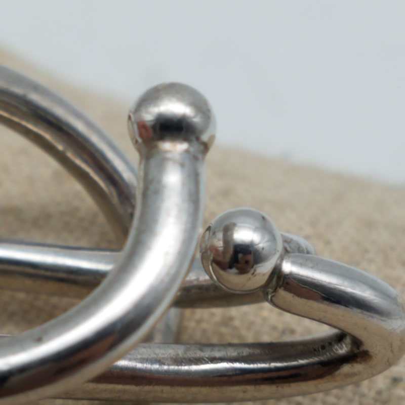 Buy the Alan Crocetti Sterling Silver Knot Single Left Ear