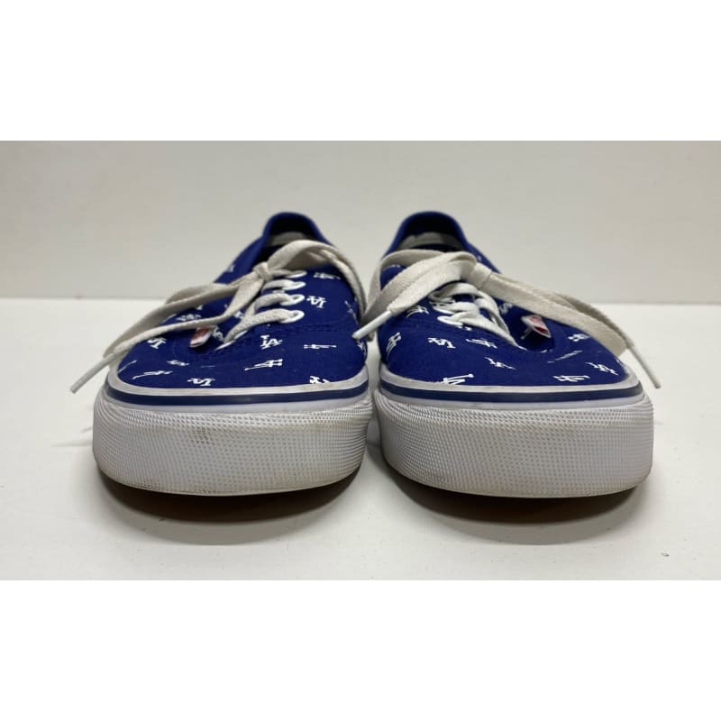 Buy the VANS Authentic x MLB LA Dodgers Blue Sneaker Casual Shoes Women s SZ 7.5 GoodwillFinds