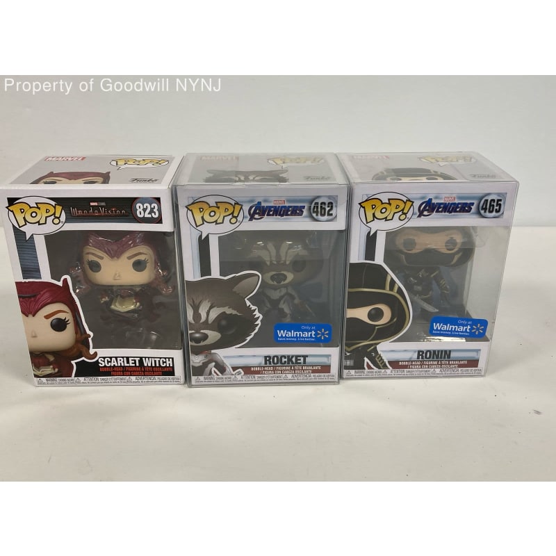 Buy the Funko Pop Rocket 462 Funko Pop Ronin 465 823 GoodwillFinds