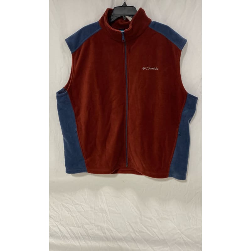 Red columbia vest sale