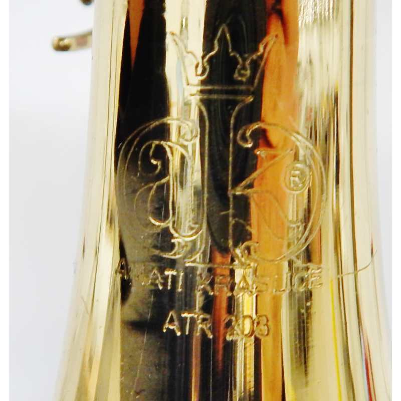 Buy the Amati Kraslice Brand ATR 203 Model B Flat Trumpet w Case and Mouthpiece Parts and Repair GoodwillFinds