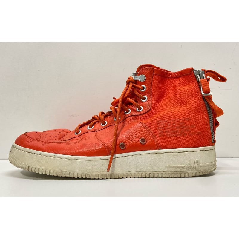 Nike sf air force 1 mid team orange sales