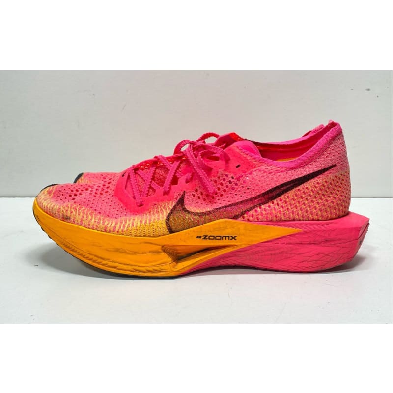 Buy the Nike ZoomX VaporFly Next 3 Hyper Pink Athletic Shoes Men s Size 11.5 GoodwillFinds