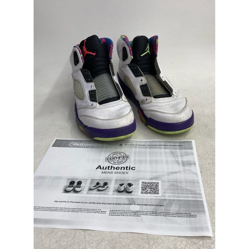 Buy the Nike Air Jordan 5 Retro Bel Air Men s Size 10 Certified Authentic GoodwillFinds