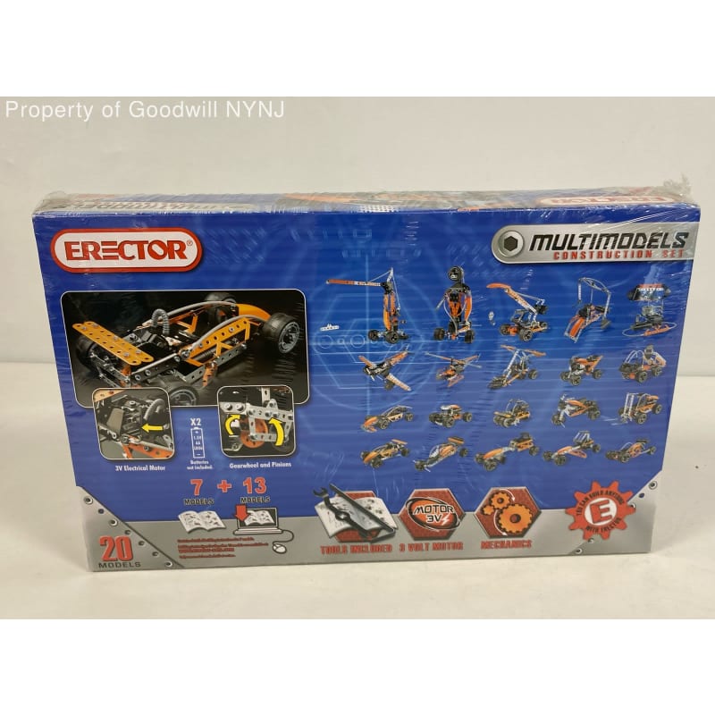 Buy the Erector Multimodels Construction Set Car 20 Models 6550E GoodwillFinds