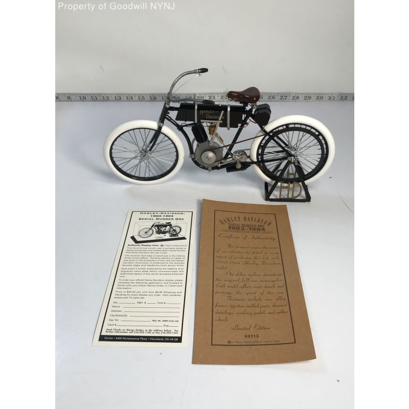 Buy the 1903-1904 Harley Davidson Serial Number One Authentic Replica  Motorcycle | GoodwillFinds