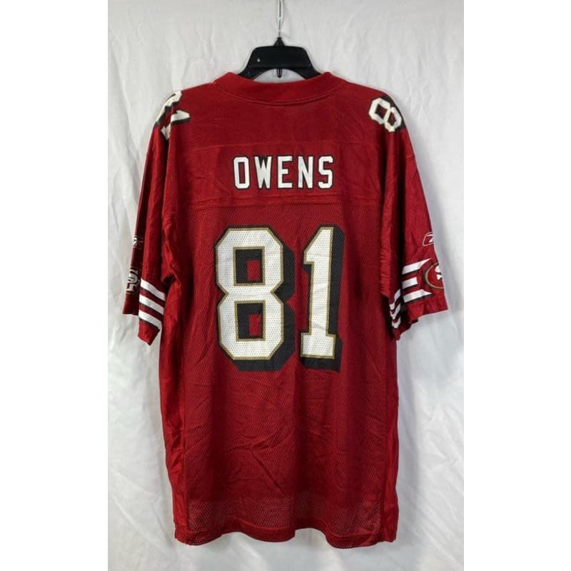 Terrell owens 49ers jersey cheap