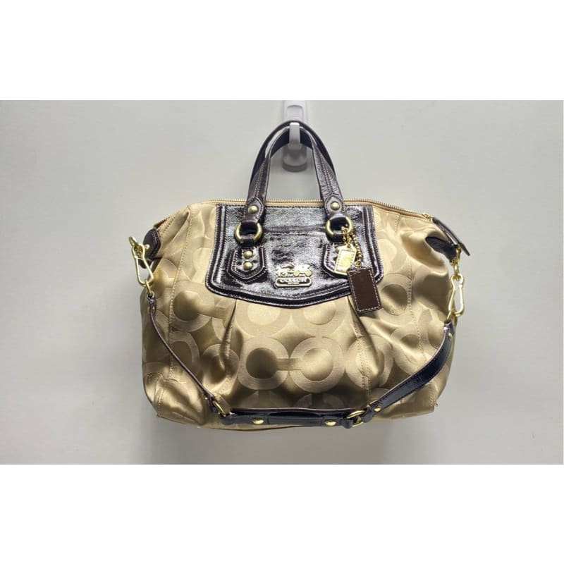 Coach op art handbag sale