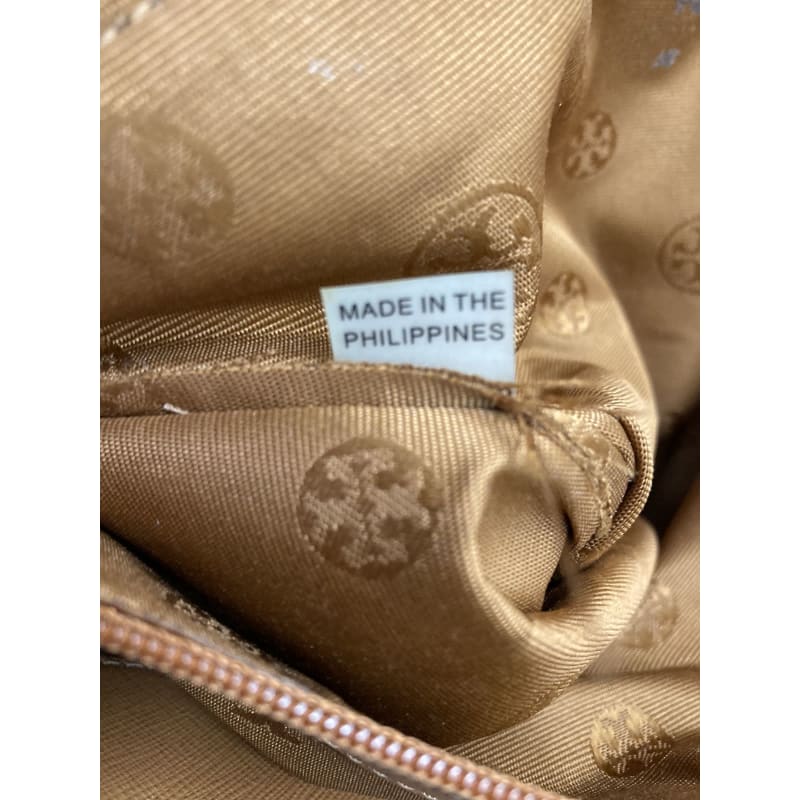 Buy the Authentic Tory Burch Brown Leather Tote Bag with Adjustable Straps GoodwillFinds