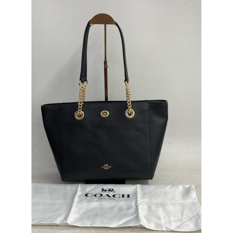 Coach black tote top