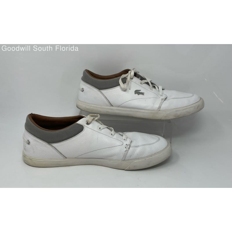 Lacoste bayliss leather sneakers white top