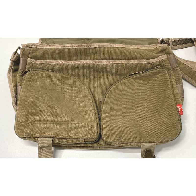 Buy the DIESEL Spare Parts Canvas Messenger Shoulder Bag | GoodwillFinds