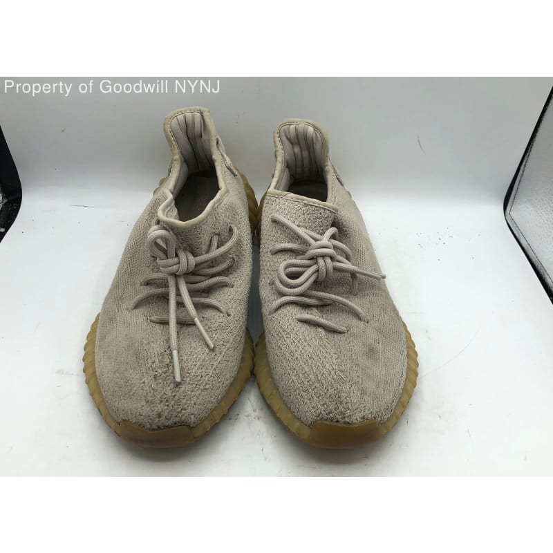 Buy the Adidas Men s Yeezy Boost 350 V2 Sesame F99710 Gray Sneakers Size US 10 GoodwillFinds