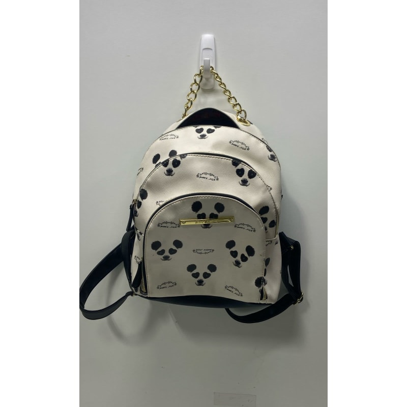 Buy the Betsey Johnson Panda Print Backpack bag GoodwillFinds