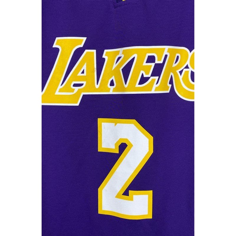 Buy the Fanatics Purple Los Angeles Lakers Lonzo Ball 2 Basketball Jersey Size XXL GoodwillFinds
