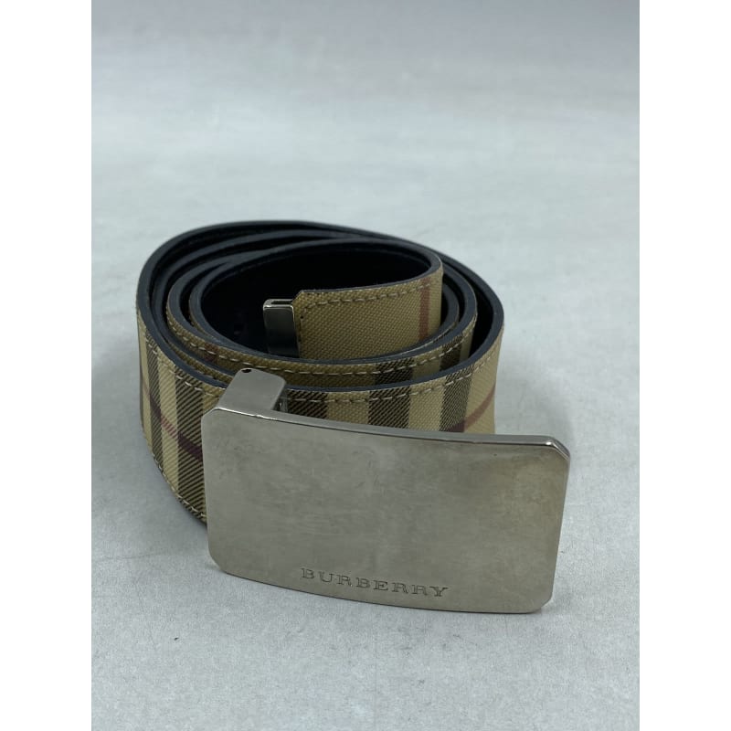 Burberry house check and leather belt top