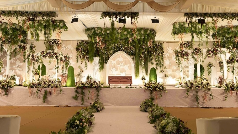 Professional wedding decor services in Nagercoil by Asjin Events - mandap decorations and floral arrangements
