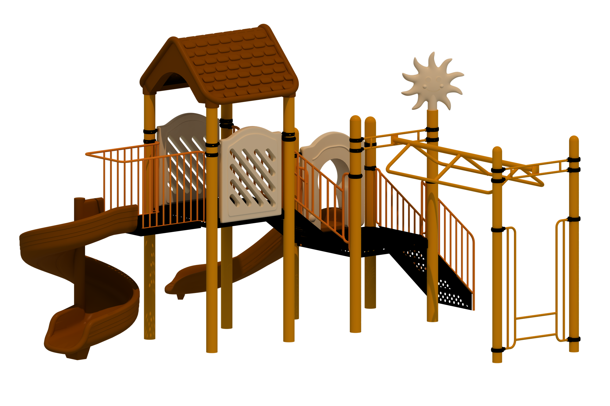 Klasik Seri Oyun Grubu B-PRK-01 PRK-10 | Metal Oyun Grupları | Erse Kent Mobilyaları