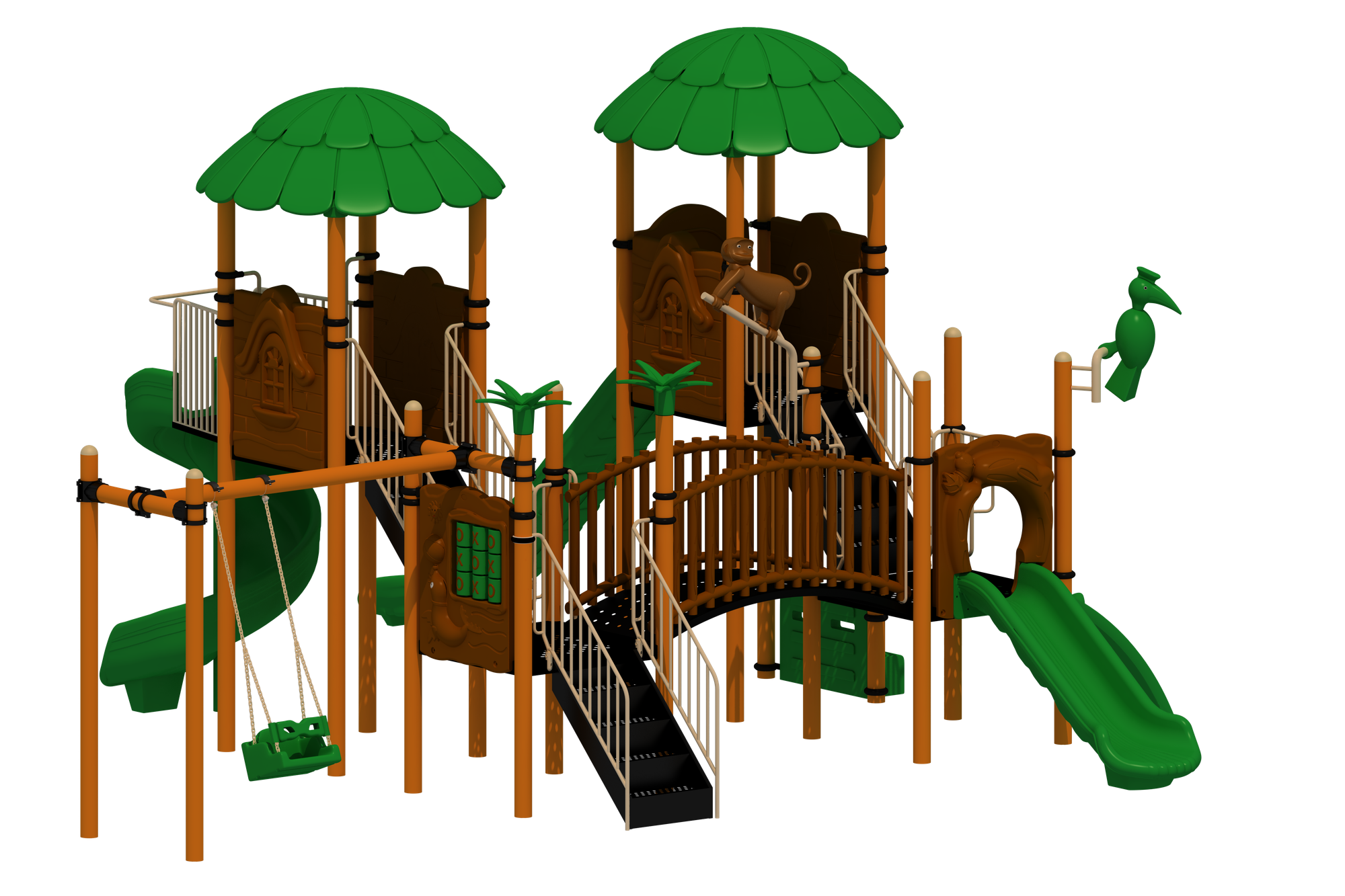 Klasik Seri Oyun Grubu B-PRK-01 PRK-18 | Metal Oyun Grupları | Erse Kent Mobilyaları