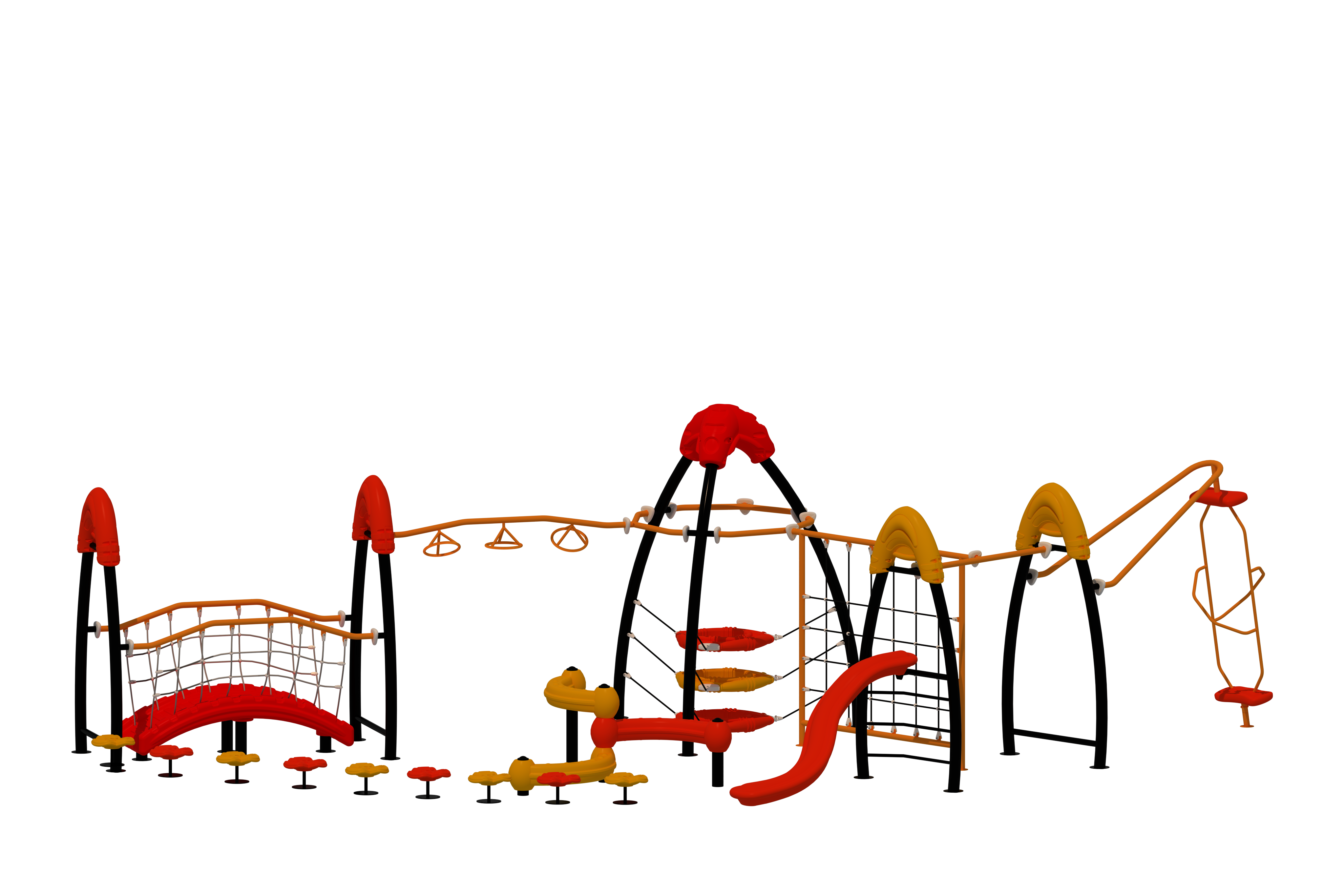Halatlı Tırmanma B-PTR-200 PTR-206 | Parkur ve Halatlı Tırmanma Oyun Grupları | Erse Kent Mobilyaları