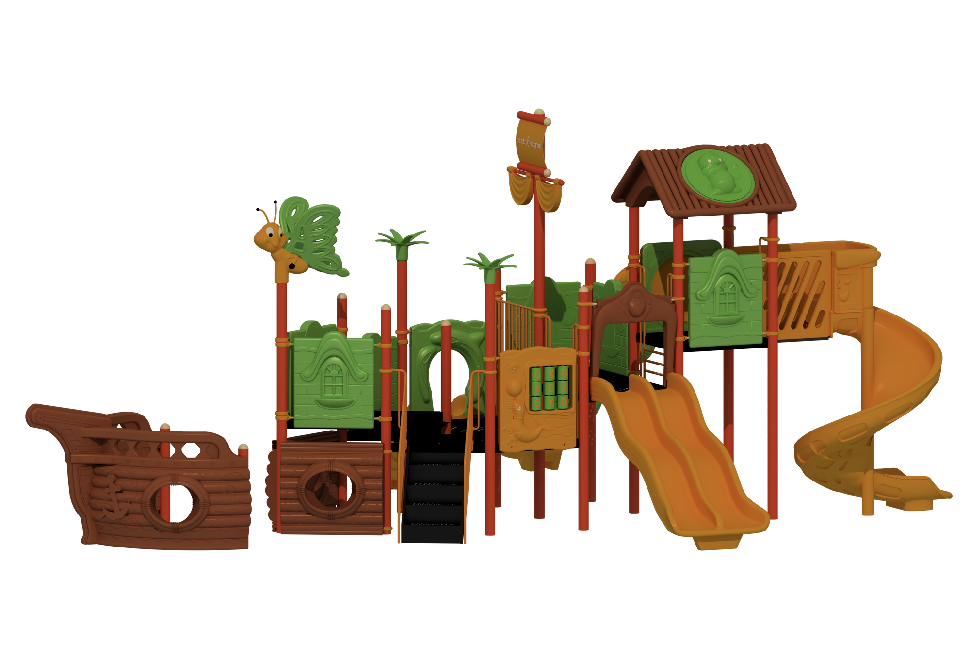 Gemi Temalı Oyun Grubu A-100 PRK-105 | Temalı Metal Oyun Grupları | Erse Kent Mobilyaları