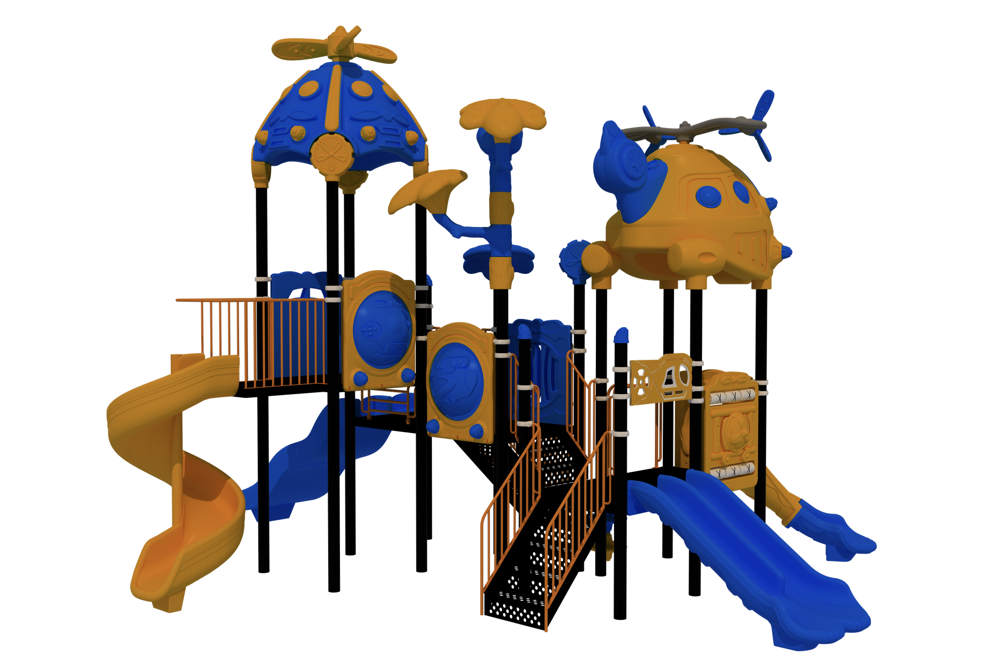 Helikopter Seri Oyun Grubu G-700 PRK-701 | Temalı Metal Oyun Grupları | Erse Kent Mobilyaları