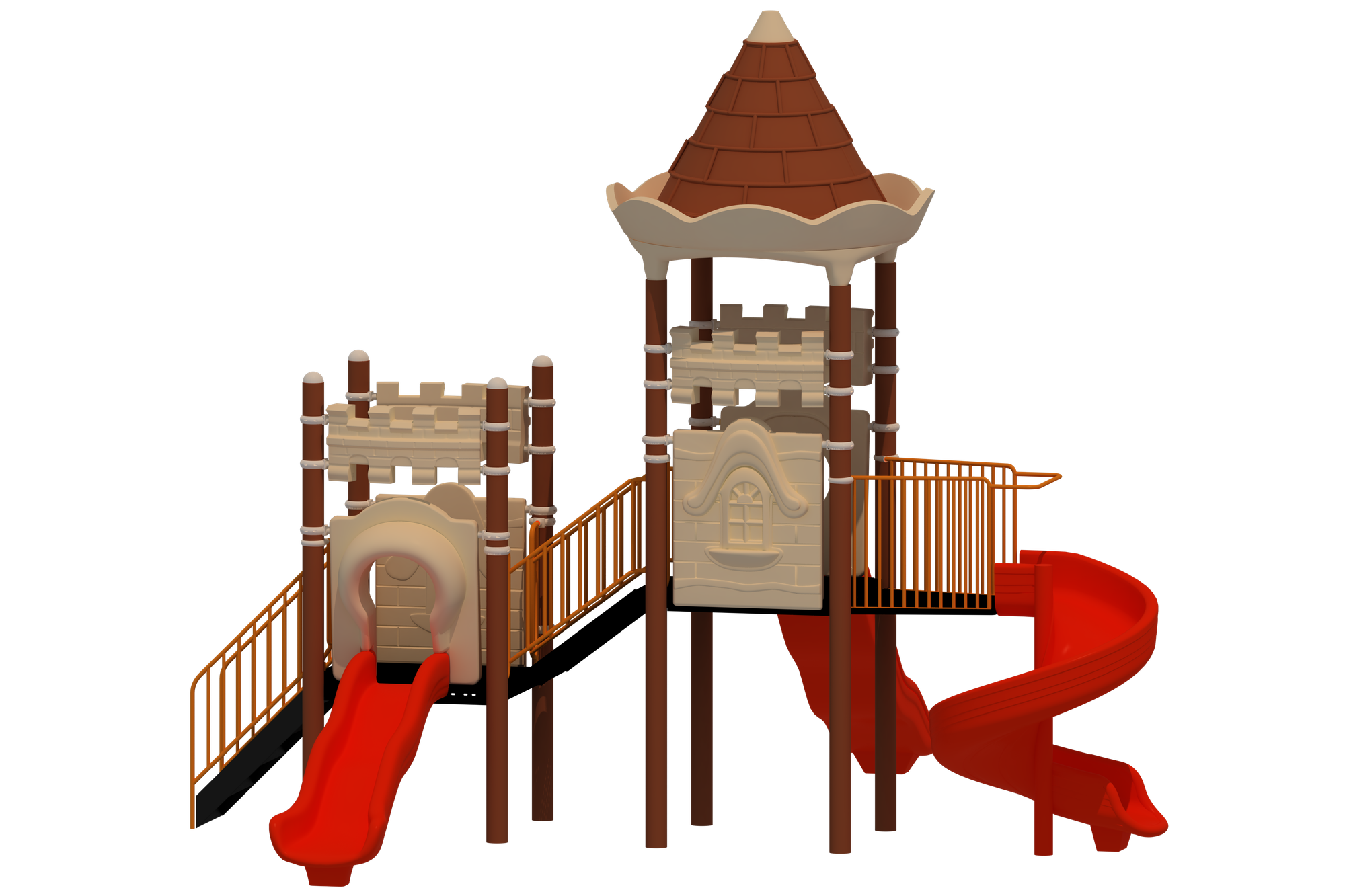 Kale Temalı Oyun Grubu B-200 PRK-203 | Temalı Metal Oyun Grupları | Erse Kent Mobilyaları